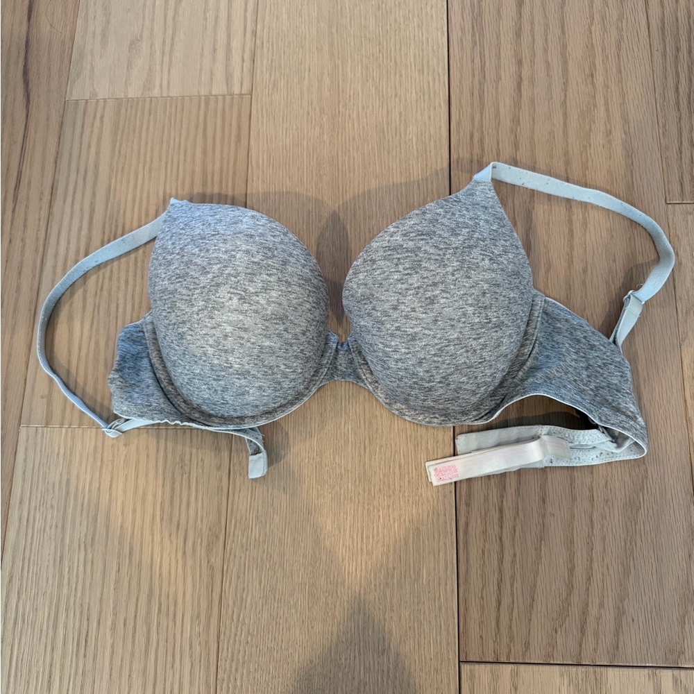 PINK Victoria's Secret Heather Gray Bra